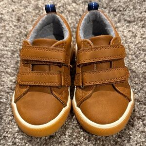 Cat & Jack Brown Kids Sneakers with Velcro